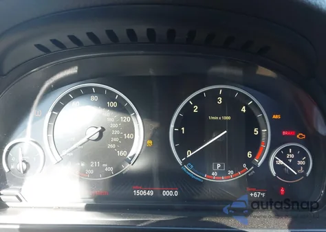 2014 BMW 535D z USA, uszkodzony, nr VIN WBAXA5C51ED001817